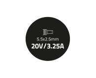 Qoltec Zasilacz 65W 20V 3.25A 5.5*2.5 - 353106 - zdjęcie 4